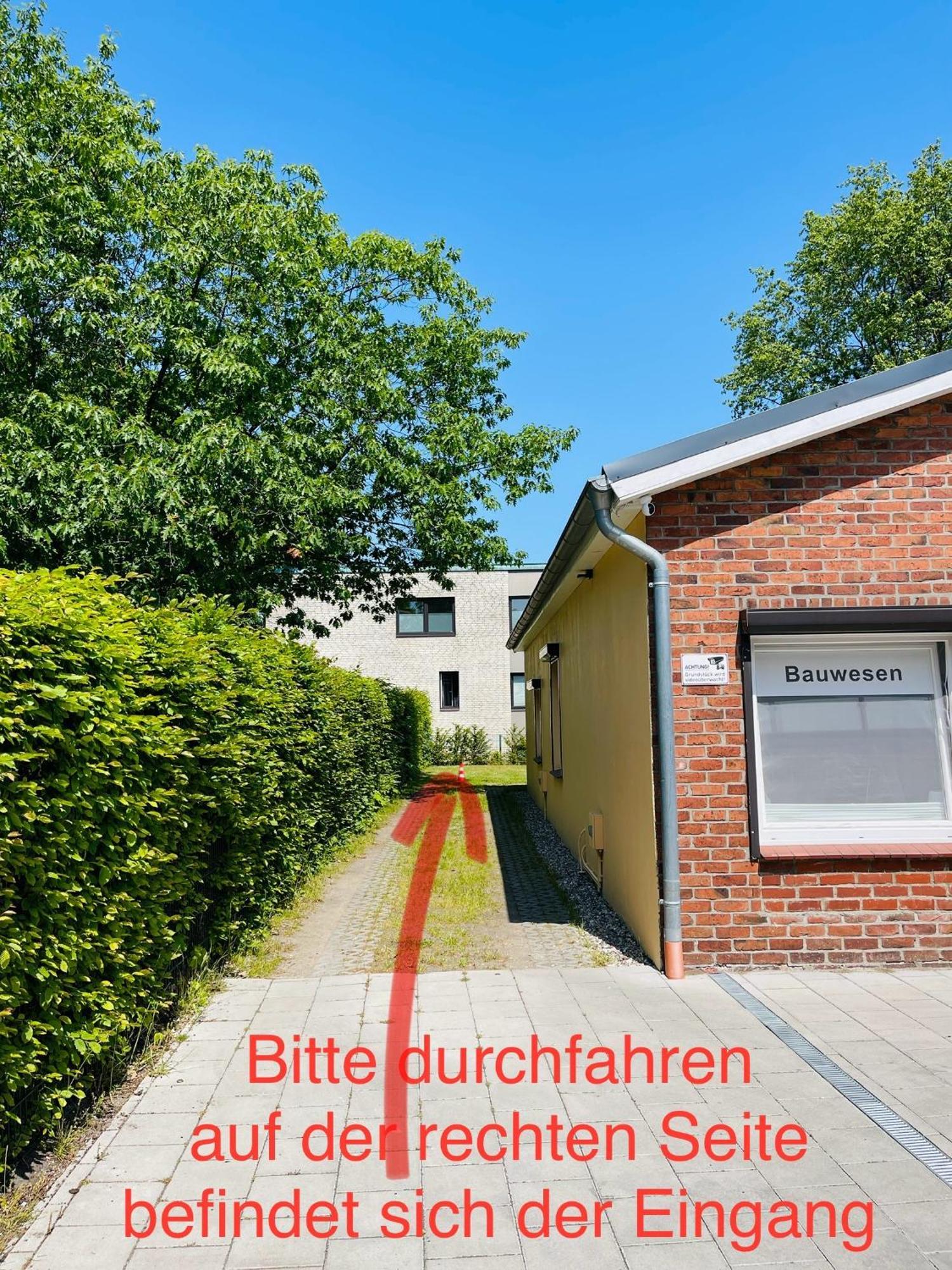 Bungalow-Wohnung Nahe Flughafen Hamburg ノルダーシュテット エクステリア 写真