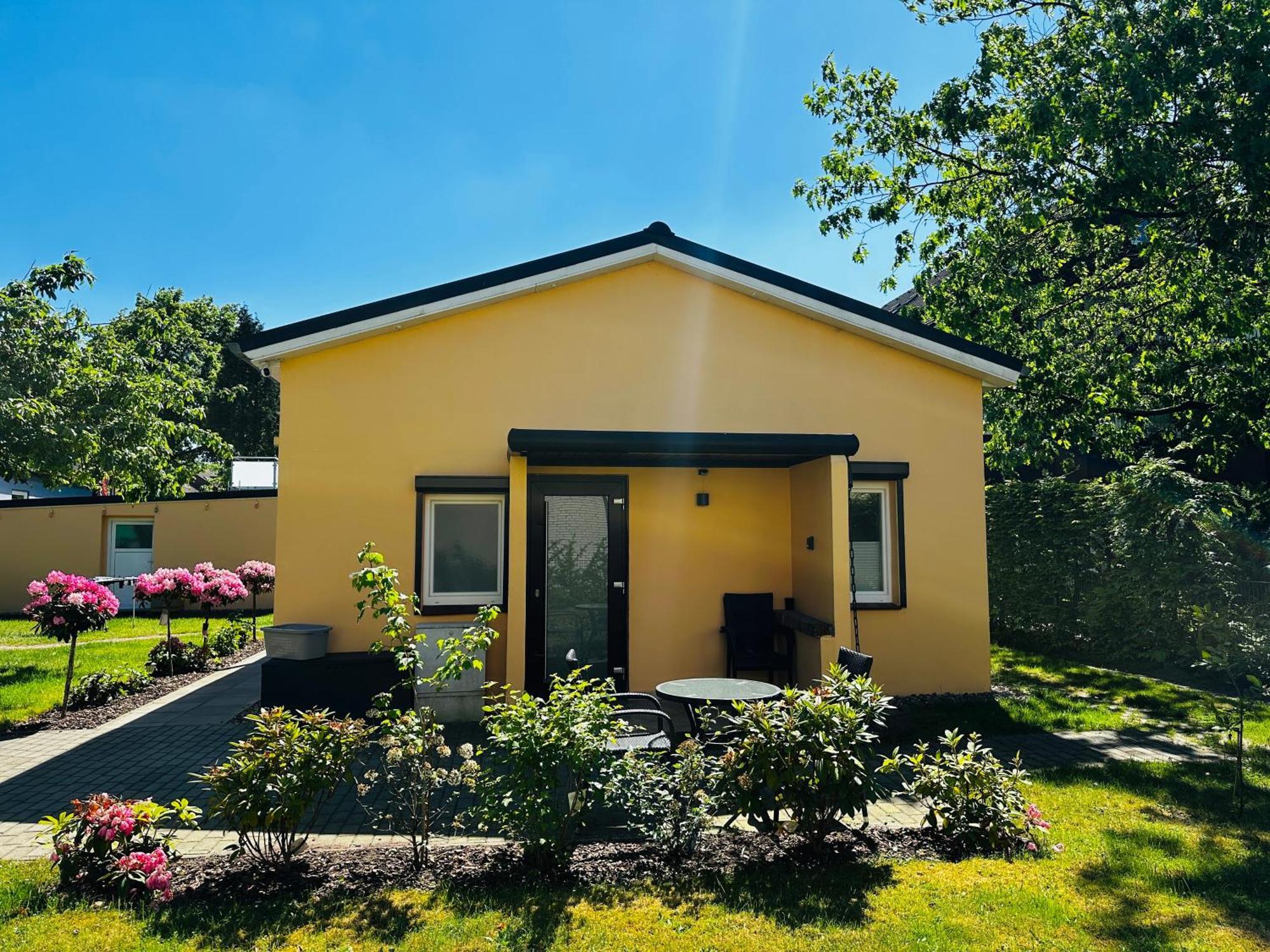 Bungalow-Wohnung Nahe Flughafen Hamburg ノルダーシュテット エクステリア 写真