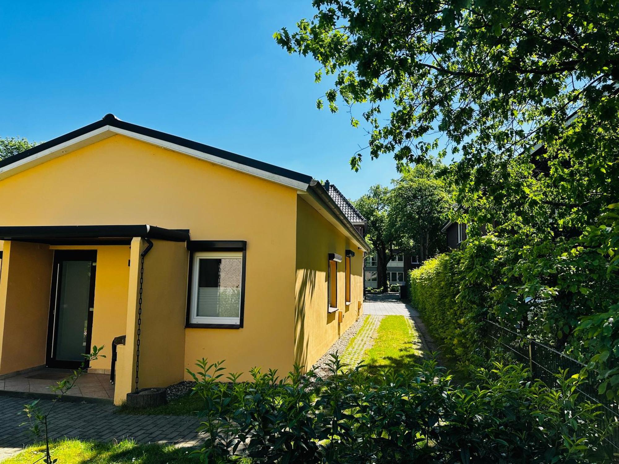 Bungalow-Wohnung Nahe Flughafen Hamburg ノルダーシュテット エクステリア 写真