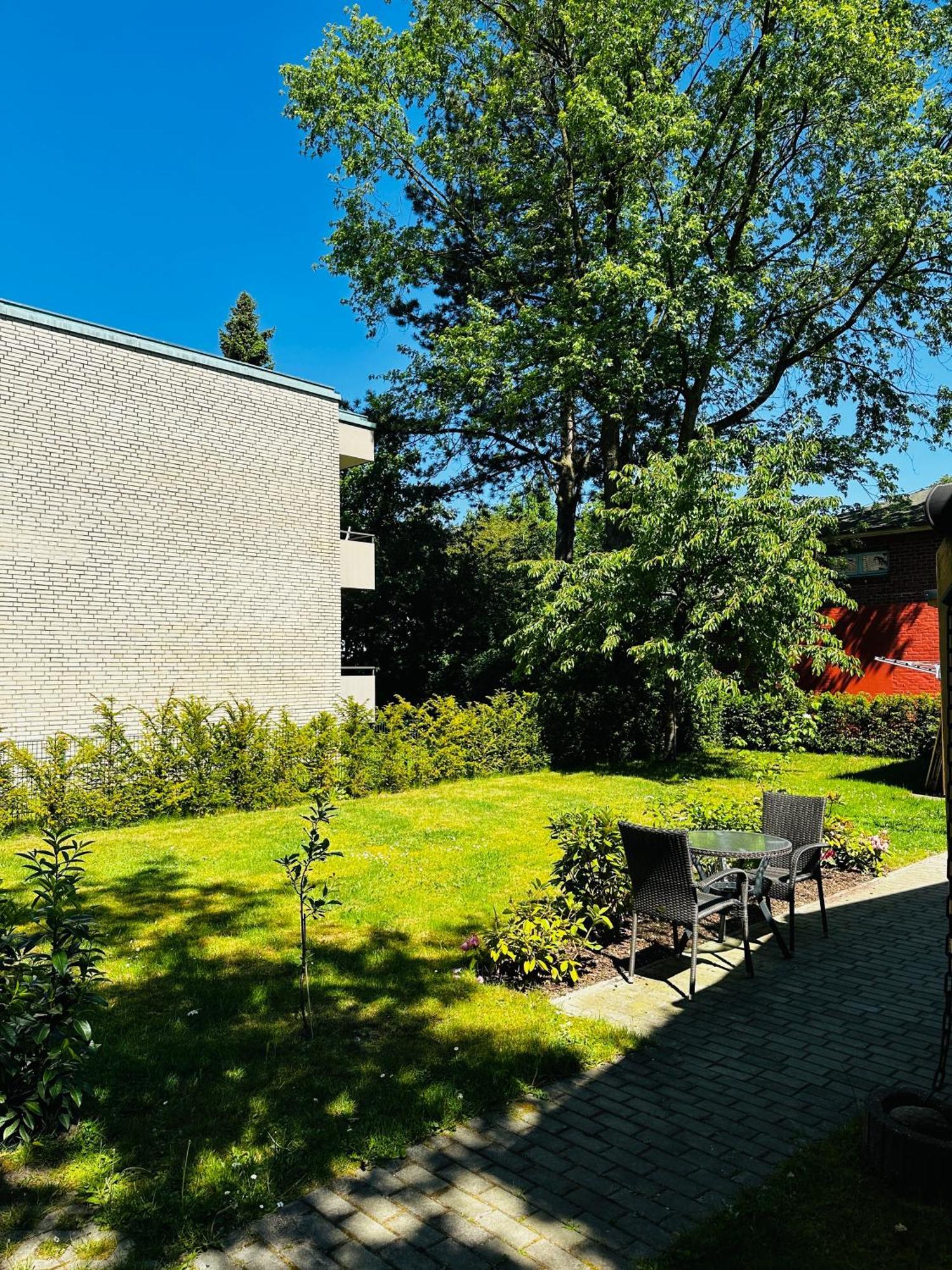Bungalow-Wohnung Nahe Flughafen Hamburg ノルダーシュテット エクステリア 写真